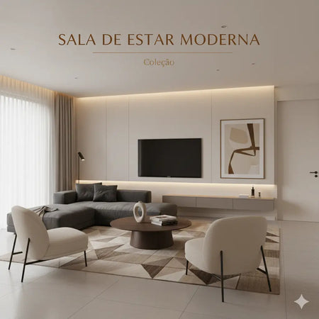 Itens que elevam a estética da sua sala com conforto, funcionalidade e design.