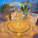 Luminária LED Diamante 3D - 16 Cores RGB - Controle Remoto e Touch - Abajur Cristal