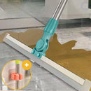 Rodo Mágico Silicone 2 em 1 - 140cm Articulado 180° - Puxa Água E Varre - Multiuso Casa Toda