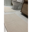 Tapete para banheiro com 02 peças. 100% algodão. Prático, Pode ser lavado na máquina!