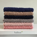 Kit de Tapete Bolinha 04 Unidades Antiderrapante Microfibra Toque Suave Super Macio