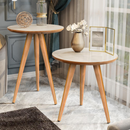 Conjunto de Mesas para Sala Classic Sofá Redonda com Pés Palito Decoração