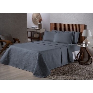 Kit Cobre Leito Casal 4 Peças – Toque Macio, Não Amassa, Lençol com Elástico e Fronhas