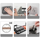 KIT Suporte De Shampoo Prateleiras De Banheiro Sem Furo Premium