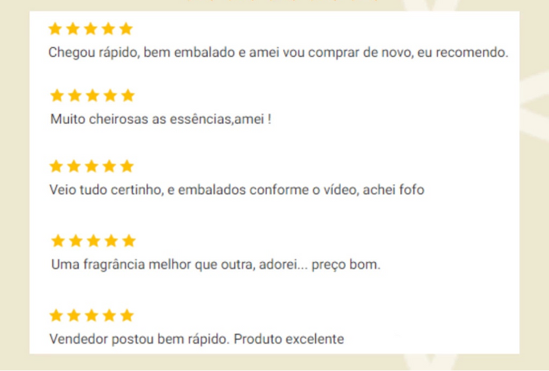 Super Kit 10 Essências Para Umidificador Aromatizador e Difusor Elétrico 15ml