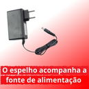 Espelho Orgânico Decorativo Lapidado com Led Cm para Sala Quarto Banheiro Cozinha