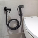 Kit De Banheiro Preto Com Ducha Higiênica - Porta Toalhas