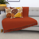Manta Sofá Gigante 240x180cm 100% Algodão - Franjas Decorativas - Proteção e Conforto