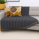 Manta Sofá Gigante 240x180cm 100% Algodão - Franjas Decorativas - Proteção e Conforto