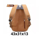 Mochila Escolar Capivara Cute + Estojo - 43cm Nylon Premium