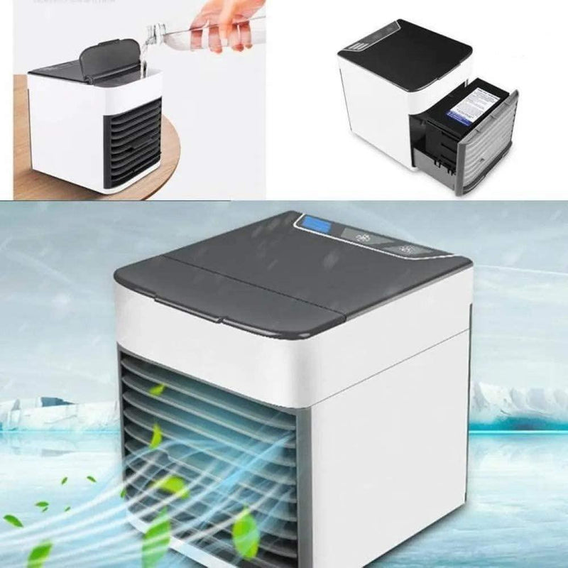 Mini Ar-Condicionado Portátil AirCooler 3 em 1 – Climatiza, Umidifica e Purifica o Ar