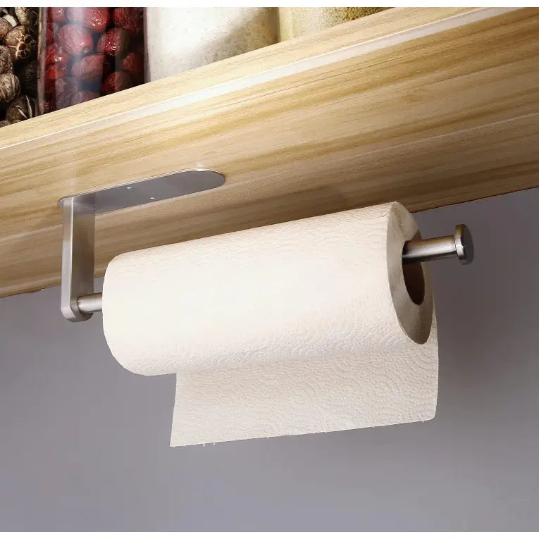 Porta Papel Toalha Parede Aço Inox - Autoadesivo Sem Furos