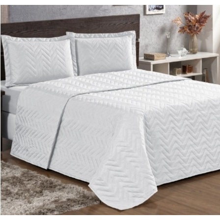 Kit Cobre Leito Casal 4 Peças – Toque Macio, Não Amassa, Lençol com Elástico e Fronhas